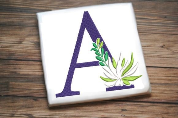 A Letter Decorative Greenery Alphabet Monogram Review