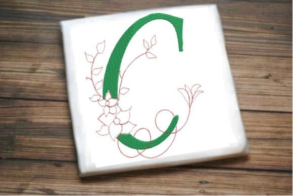C Letter Vine Monogram Flower: A Designer’s Review