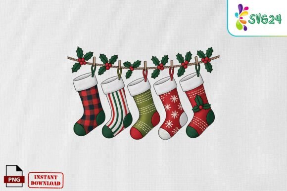 Christmas Stockings Garland Embroidery P Review