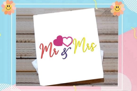 Colorful Mr. and Mrs. Love: A Holiday Embroidery Review