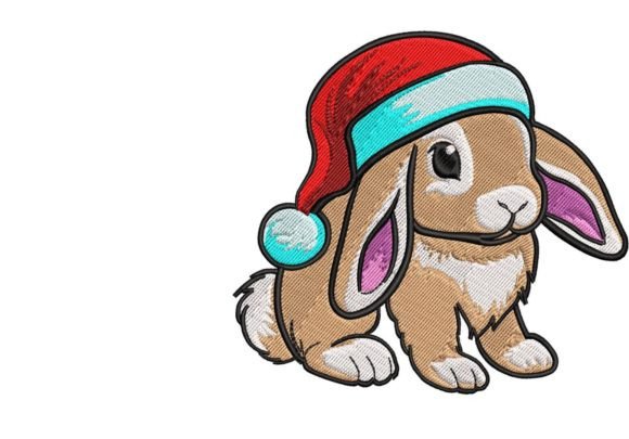 Cute Christmas Bunny: A Holiday Embroidery Review