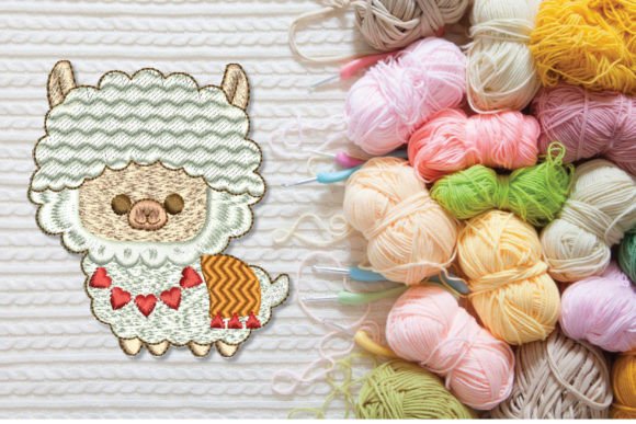 Cute Llama with Hearts: Sweatshirt Design Review