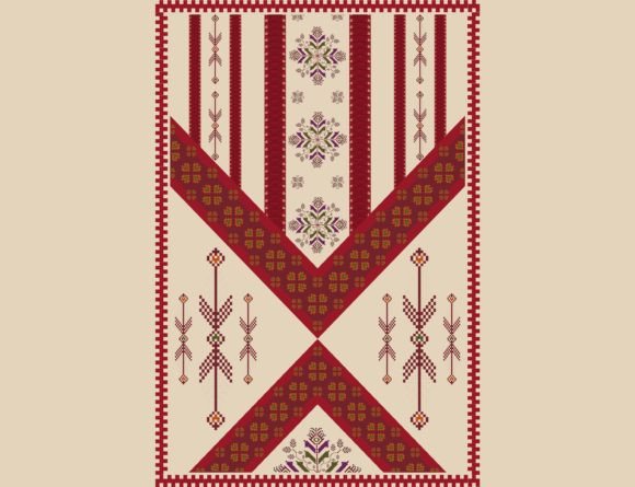 Ethnic Embroidery Geometric Pattern: A Designer Review