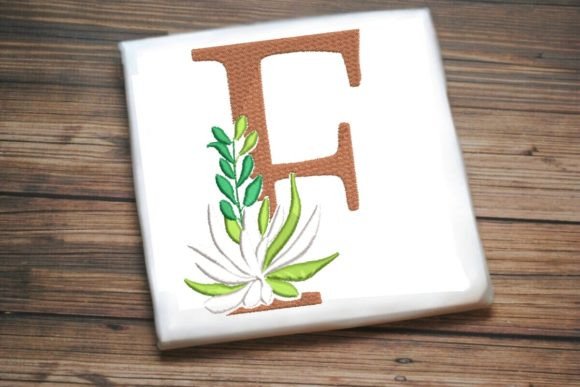 F Letter Greenery Monogram: A Designer’s Review