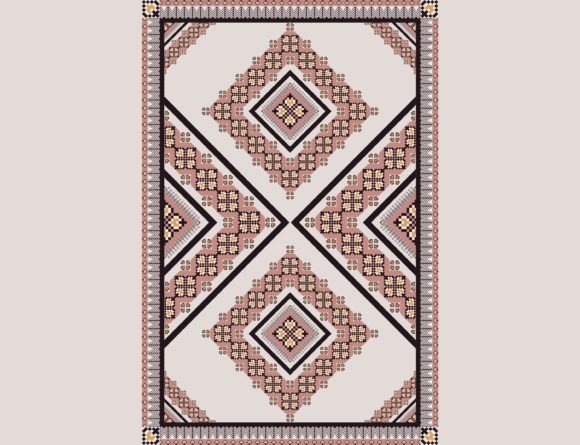 Floral Geometric Embroidery Pattern Review