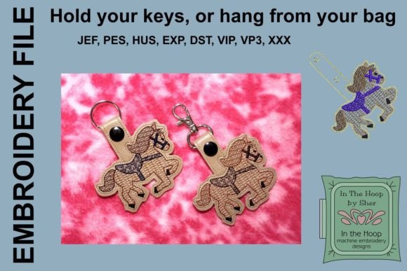 Horse Key Fob: A Holiday Embroidery Design Review