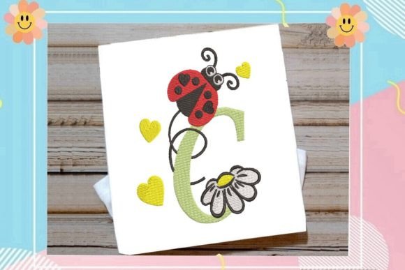 Ladybug C Letter Monogram: A Seasonal Design Review