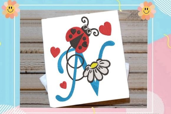 Ladybug N Letter Monogram: A Seasonal Embroidery Review