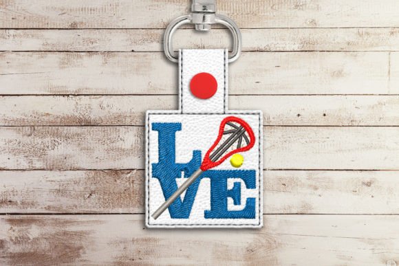 Love Lacrosse ITH Key Fob Applique Review