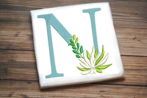 N Letter Greenery Monogram: An Etsy Seller’s Review
