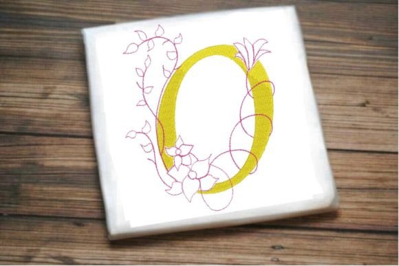 O Letter Vine Monogram Flower: An Etsy Seller Review