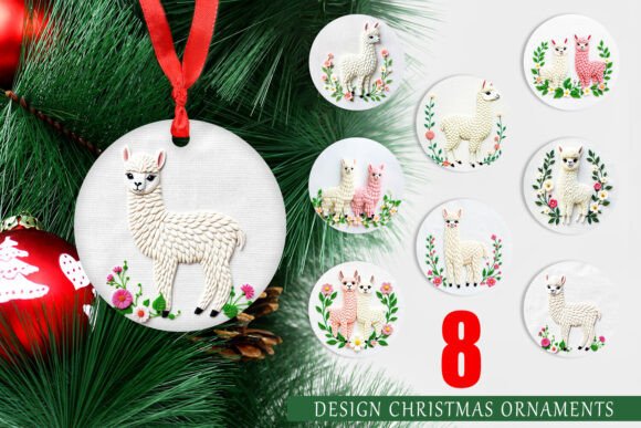 Ornament Alpaca Embroidery: A Holiday Design Review