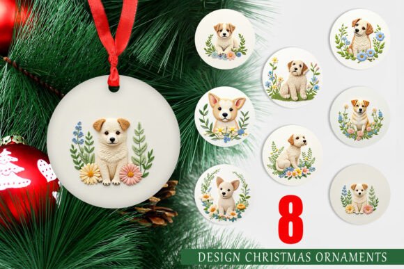 Ornament Dog Embroidery: A Seasonal Design Review