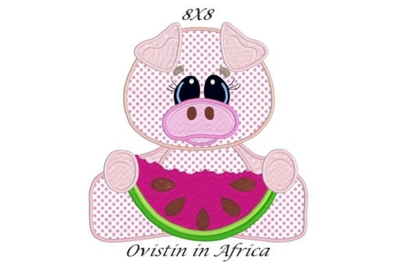 Piglet Watermelon Applique: A Designer Review