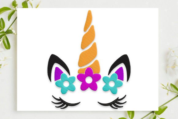 Pretty Eyes Unicorn Head: Apparel Embroidery Review